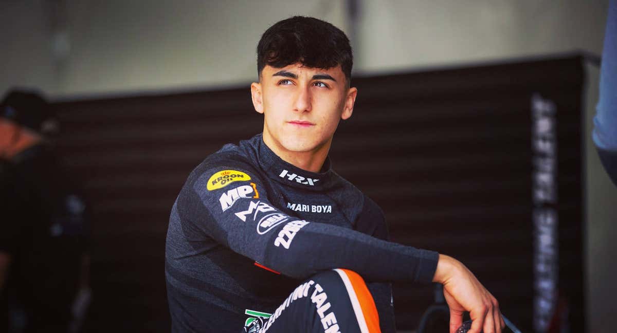 Mari Boya, durante la pretemporada de la FIA F3 con MP Motorsport. /M. Boya