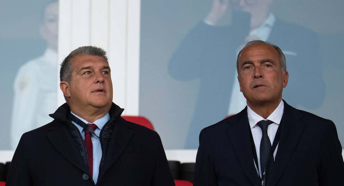 Joan Laporta y Rafa Yuste, en una imagen de archivo./GETTY