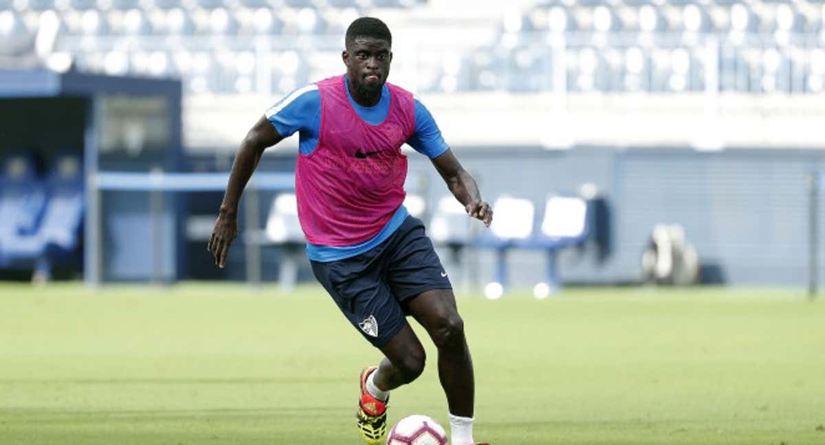 N'Diaye fue ingresado en la noche de esta viernes./MÁLAGA CF