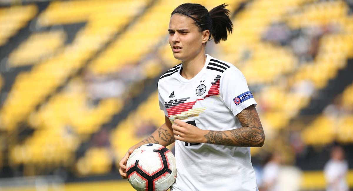 Marozsan con la Selección. /DFB FRAUEN