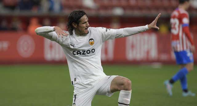Valencia y Atlético de Madrid, los dos clubes que tocaron la fibra de Cavani