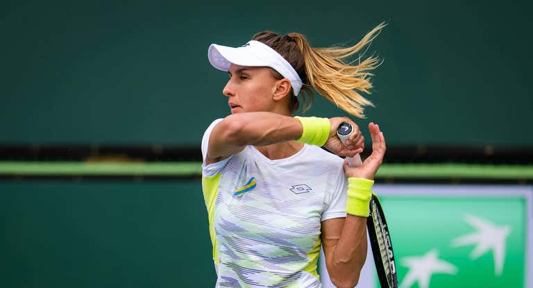 Tsurenko, durante su participación en Indian Wells.