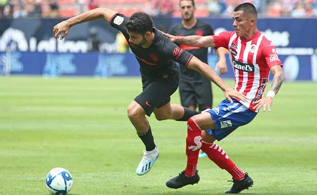 Partido entre el Atlético de Madrid y el Atleti de San Luis. Atlético de Madrid