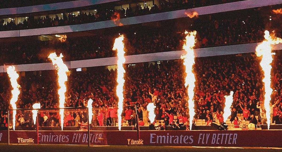 Estadio da Luz en la previa de la vuelta en los octavos de Champions./BENFICA