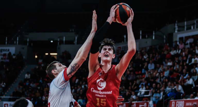 Aday Mara en su último partido frente al Obradoiro.