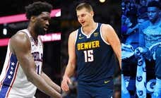 Nikola Jokic, Joel Embiid y Giannis Antetokounmpo buscan ser MVP: la carrera sigue muy abierta