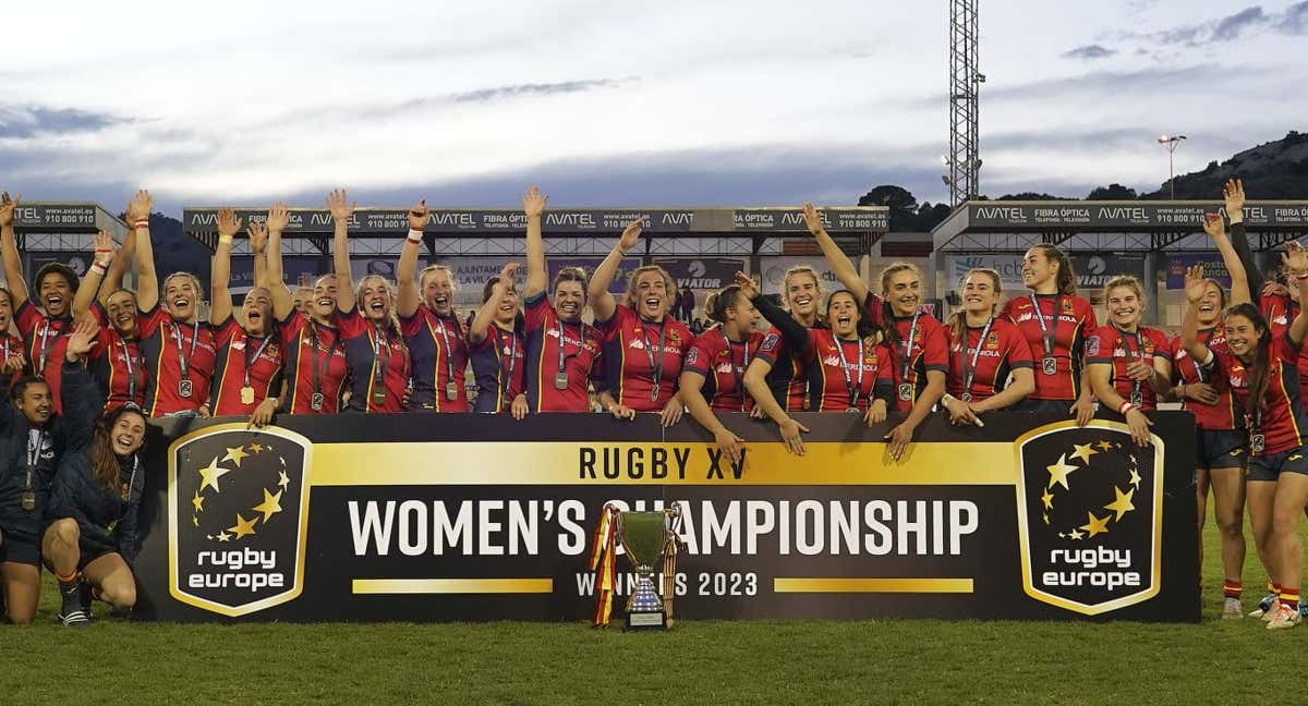 Leonas campeonas de REC 2023. /Ferugby