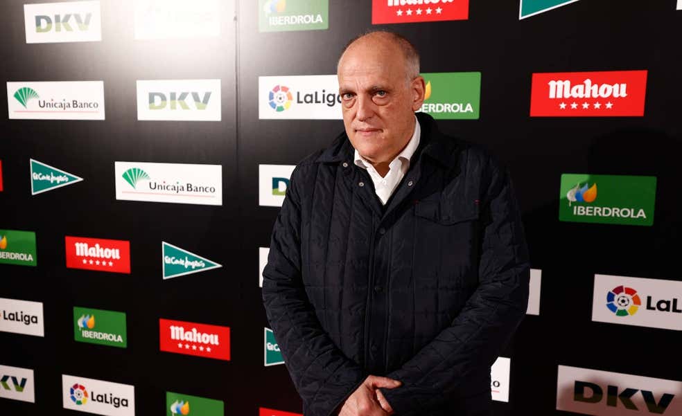 Tebas: «Rubiales debería cesar a Laporta de la junta de la RFEF»