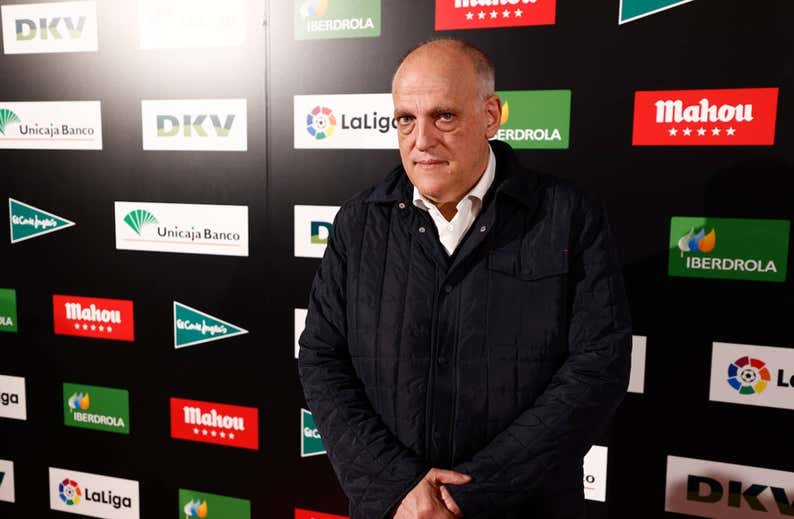 Tebas: «Rubiales debería cesar a Laporta de la junta de la RFEF»