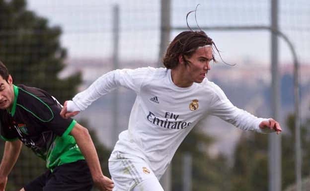 Mink Peeters, durante un partido con el Madrid. Instagram: @minkpeeters
