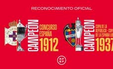La Federación reconoce la Copa de España Libre de 1937 al Levante