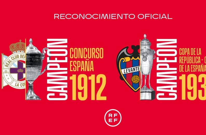 La Federación reconoce la Copa de España Libre de 1937 al Levante