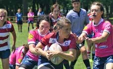 Casi 400 'mamás del rugby' se dan cita en Bilbao para jugar al 'melón'