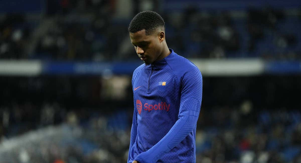 Ansu Fati, en el Bernabéu./GETTY