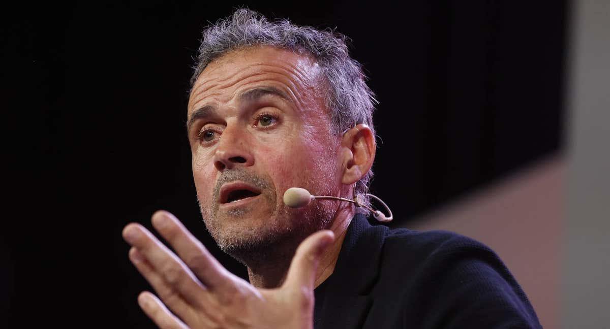 Luis Enrique, en una comparecencia de prensa./EFE