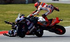 Estas son las carreras más accidentadas de MotoGP