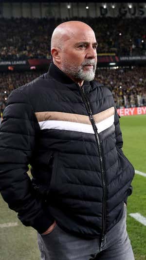 Sampaoli durante un partido del Sevilla.  EFE