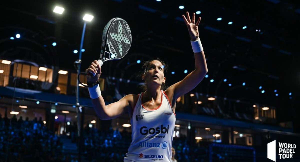 Mapi Sánchez Alayeto disputando un torneo./WPT