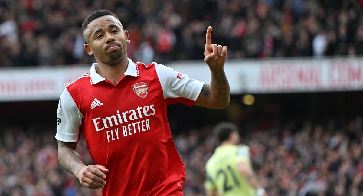 Gabriel Jesus, delantero del Arsenal.
