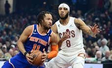 Los Knicks dan un golpe sobre la mesa en Cleveland y avisan de cara a los playoffs