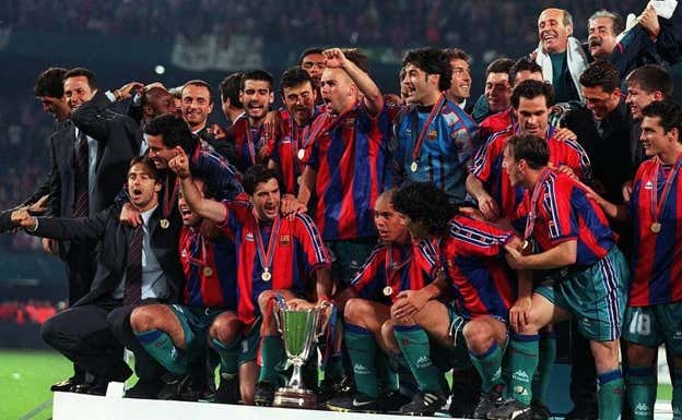 El Barça de Robson ganó la Recopa y dos títulos más en 1997.  AGENCIAS