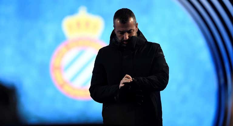Diego Martínez termina su etapa como entrenador del Espanyol.