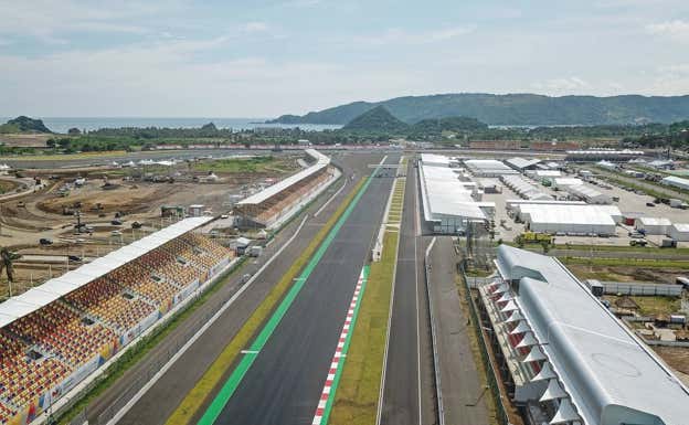 Imagen del circuito de Mandalika, sede del GP de Indonesia de MotoGP.  EFE