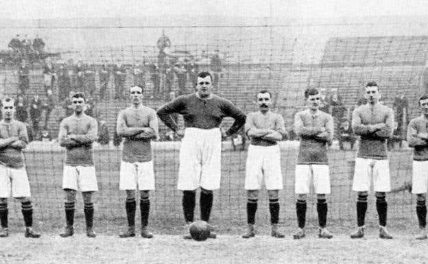 Imagen de la plantilla del Chelsea en el año de su fundación. GETTY