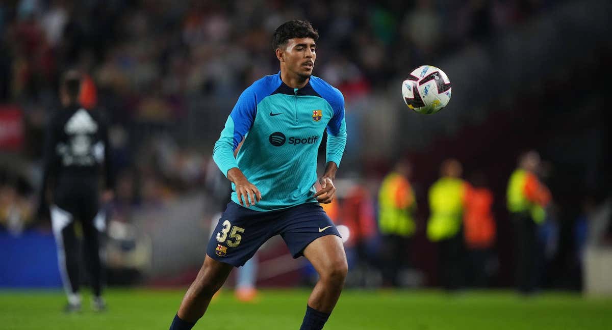 Chadi Riad, en el Camp Nou.