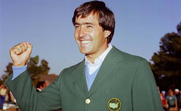 Seve Ballesteros con su chaqueta verde.  Getty