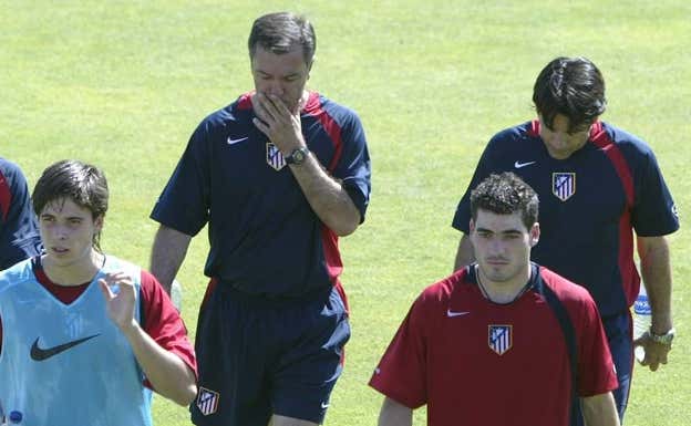 De izquierda a derecha, Manu del Moral, César Ferrando, Antonio López y Miguel Peiró, en la temporada 2004-05.  ABC
