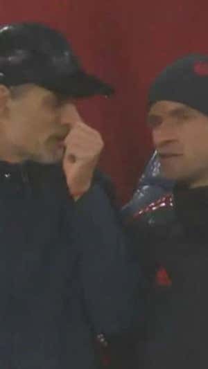 Tuchel y Müller dialogan sobre el City-Bayern.
