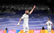 Benzema, intratable en Champions