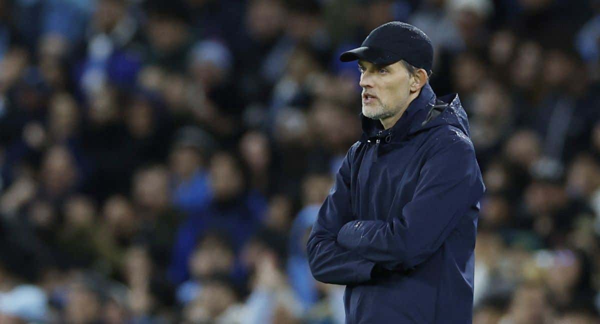 Tuchel, en el partido ante el City./REUTERS