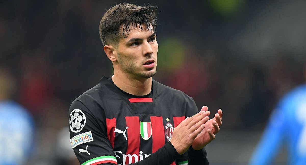 Brahim Díaz, futbolista del AC Milan./REUTERS