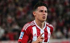 James sigue sin encontrar su sitio: deja Olympiacos siete meses después