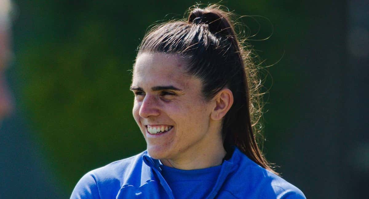Andrea Pereira, con el América. /AMÉRICA