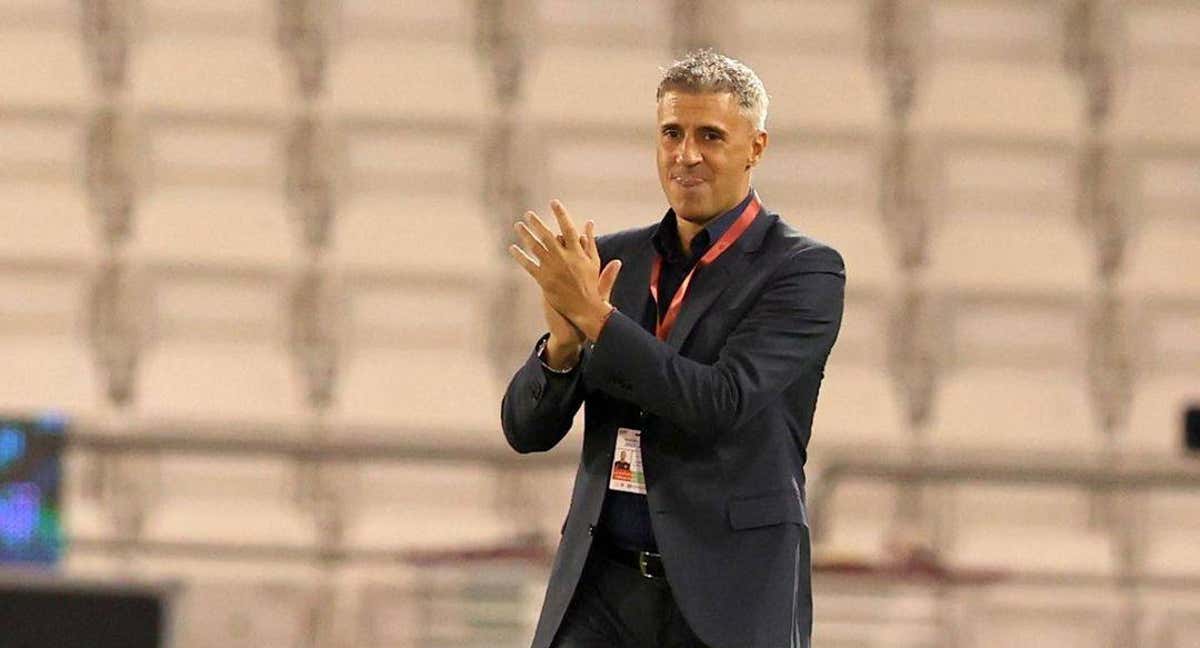 Crespo durante un partido del Al-Duhail /@hernancrespo