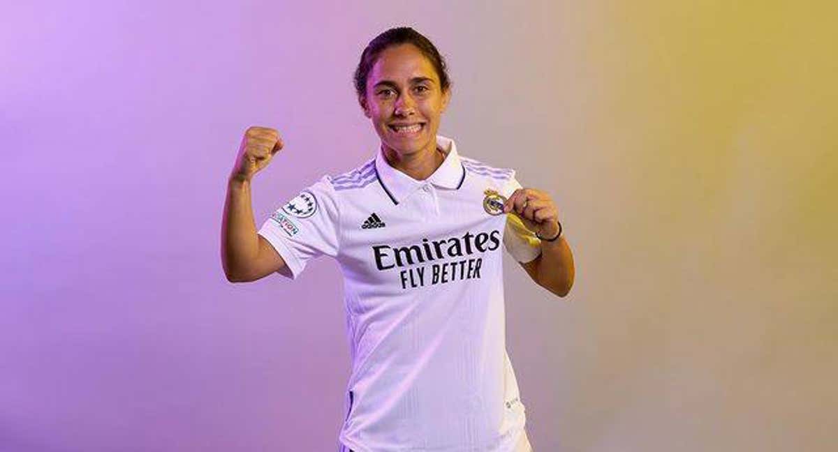 Lorena Navarro, jugadora del Real Madrid. /GETTY