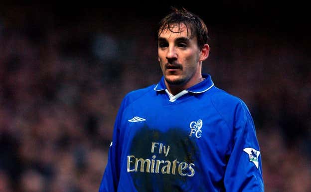 Chapi Ferrer, en un partido del Chelsea. GETTY