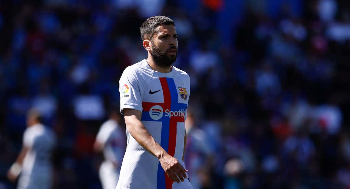 Jordi Alba, titular en Getafe.