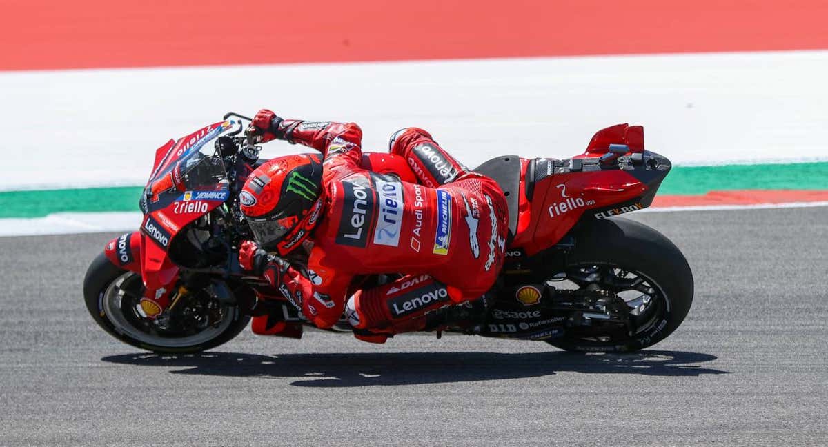 Pecco Bagnaia, durante el GP de Las Américas 2023 de MotoGP.