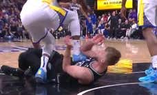 La NBA castiga a Draymond Green y Lituania estalla por el pisotón a Domantas Sabonis: "Es un animal"