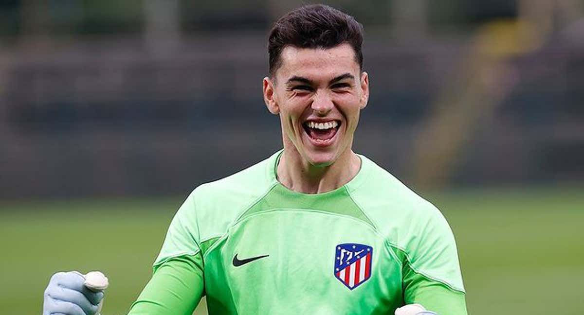 Alejandro Iturbe, portero del Atlético de Madrid B.
