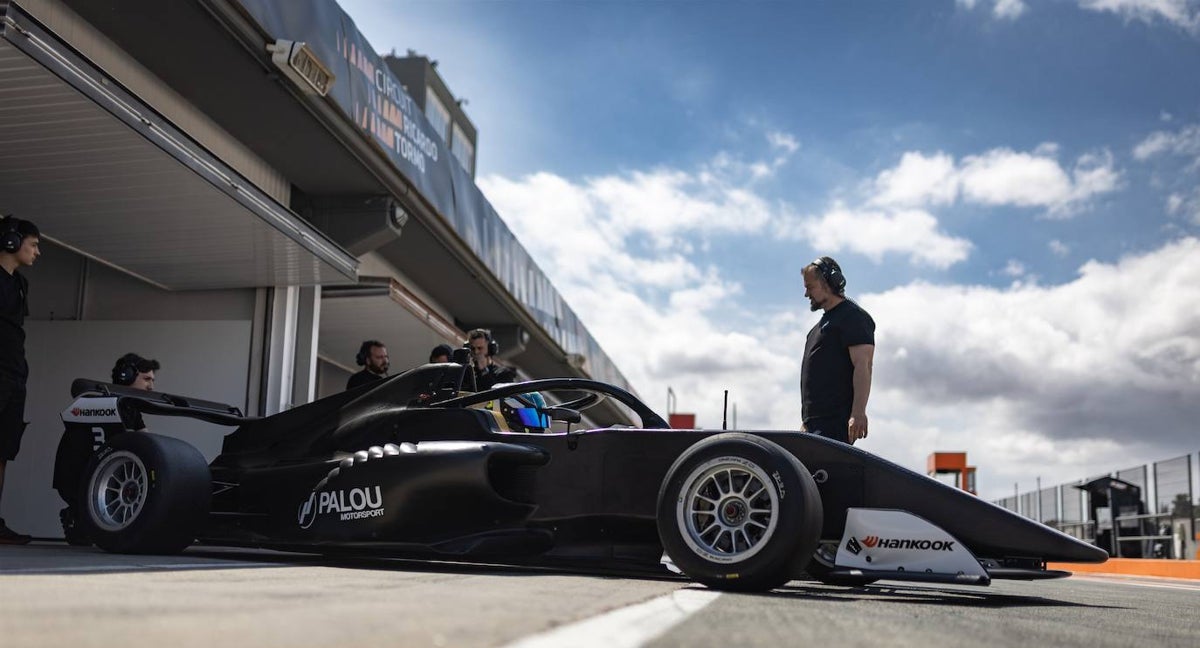 El monoplaza de Palou Motorsport para la Eurocup-3 2023.