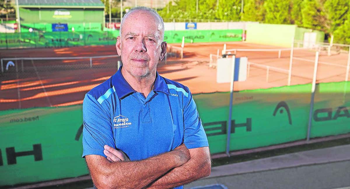 Antonio Martínez Cascales en Equelite, la academia donde Carlos Alcaraz se entrena bajo la batuta de Juan Carlos Ferrero. /Iván Arlandis