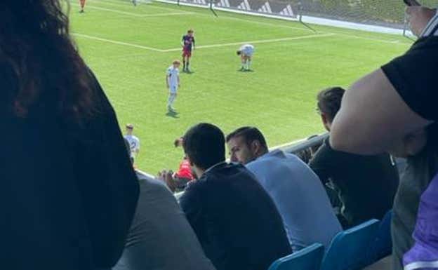 Luis García, en el partido del RSC. RELEVO