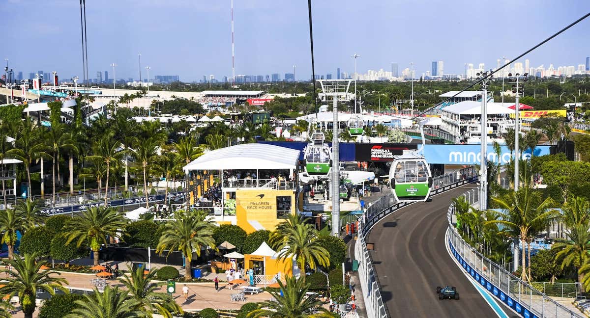 Panorámica del circuito de la Fórmula 1 en Miami. /Aston Martin