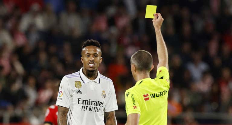 Militao jugó uno de sus peores partidos con el Madrid en Girona.