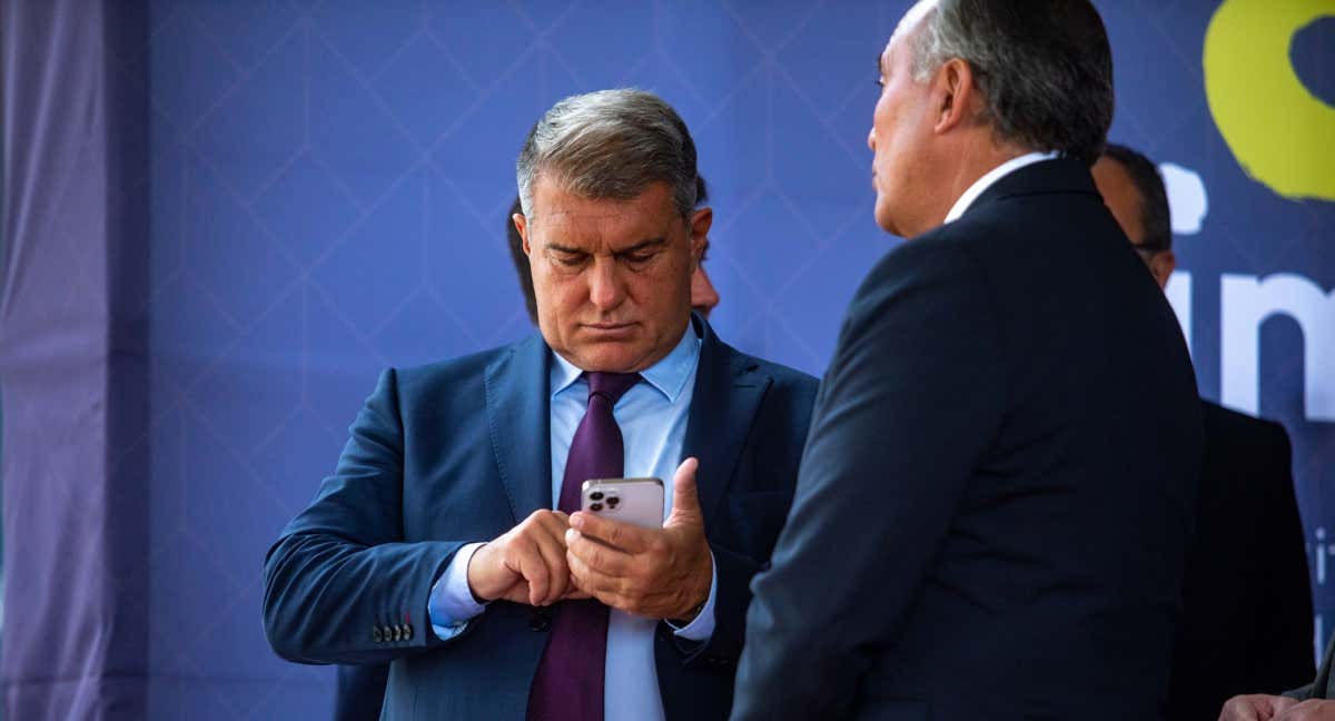 Imagen de archivo de Joan Laporta, presidente del FC Barcelona./EP